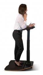 DELTACO Office, Ergonomic Leaning Chair with Anti-Fatigue Mat DELTACO Office, Ergonomic Leaning Chair with Anti-Fatigue Mat