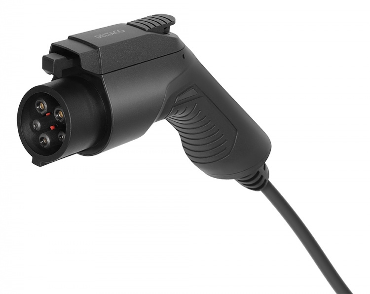 DELTACO e-Charge, cable Mode 2, Schuko - type 1, 10-16A, 5M