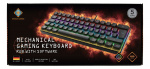 DELTACO GAMING mechanical keyboard with 60% layout, RGB, red switches