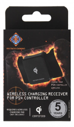 DELTACO GAMING qi draadloze ontvanger voor PS4-controller, zwart DELTACO GAMING qi draadloze ontvanger voor PS4-controller, zwart