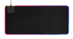 DELTACO GAMING RGB mousepad, fast wireless charging, 900x400x4mm