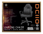 DELTACO GAMING Junior chair, 100mm gaslift, PU-leather, height adjusta