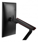 DELTACO Single Monitor Spring-Assisted Pro Gaming Monitor Arm