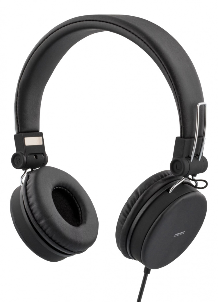 STREETZ headset for smartphone, microphone, 1-button, 1,5m, black STREETZ headset for smartphone, microphone, 1-button, 1,5m, black