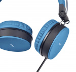 STREETZ headset for smartphone, microphone, 1-button, 1,5m, blue STREETZ headset for smartphone, microphone, 1-button, 1,5m, blue
