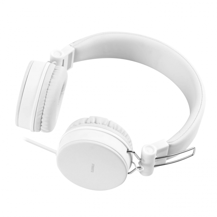 STREETZ headset for smartphone, microphone, 1-button, 1,5m, white STREETZ headset for smartphone, microphone, 1-button, 1,5m, white