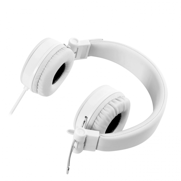 STREETZ headset for smartphone, microphone, 1-button, 1,5m, white STREETZ headset for smartphone, microphone, 1-button, 1,5m, white