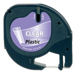 DYMO LetraTAG plasttejp, transparent, 12mm, 4m (16951) DYMO LetraTAG plasttejp, transparent, 12mm, 4m (16951)