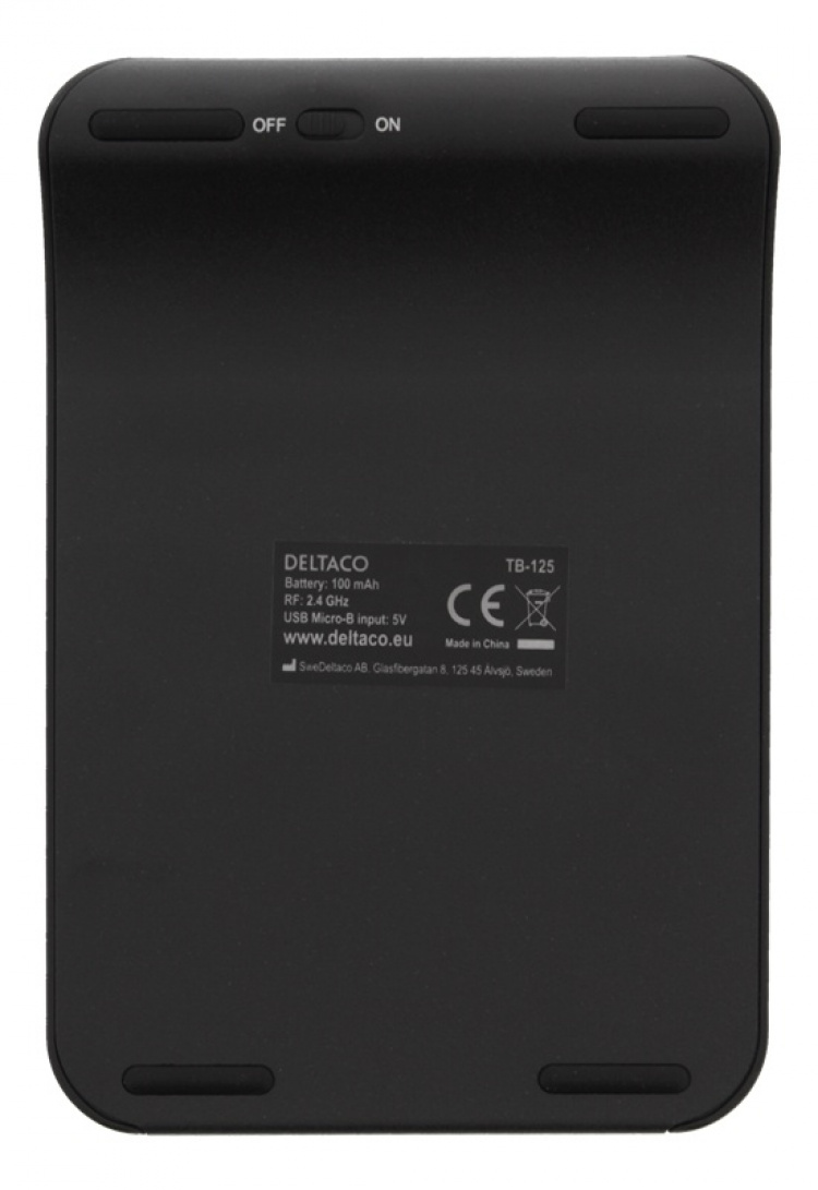 DELTACO TB-125 Trådlöst Numeriskt Tangentbord