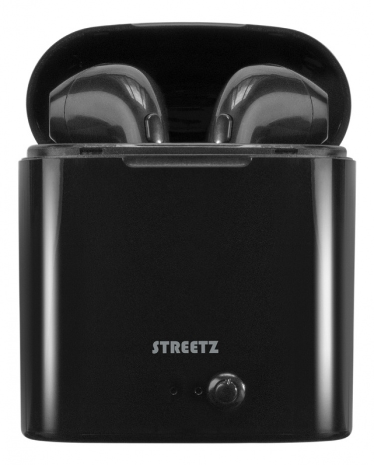 STREETZ True Wireless Grand semi-in-ear, 350 mAh case, black