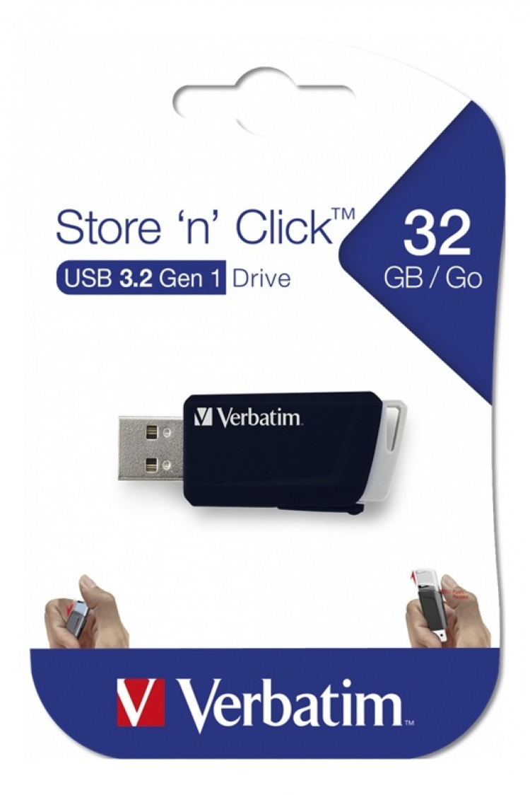 Verbatim Store N Click USB 3.0 32GB Black Verbatim Store N Click USB 3.0 32GB Black