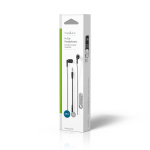 Nedis Bedrade Koptelefoon | 3,5 mm | Kabellengte: 1.20 m | Volumebediening | Zwart