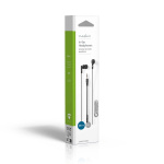 Nedis Bedrade Koptelefoon | 3,5 mm | Kabellengte: 1.20 m | Volumebediening | Zwart