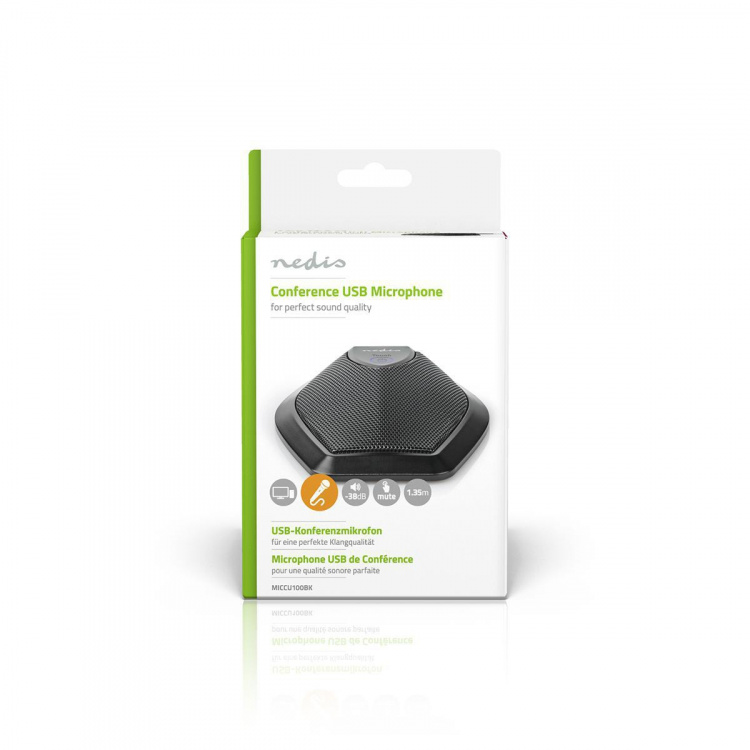 Nedis Microfoon | Gebruikt voor: Desktop / Notebook | Bedraad | 1x USB