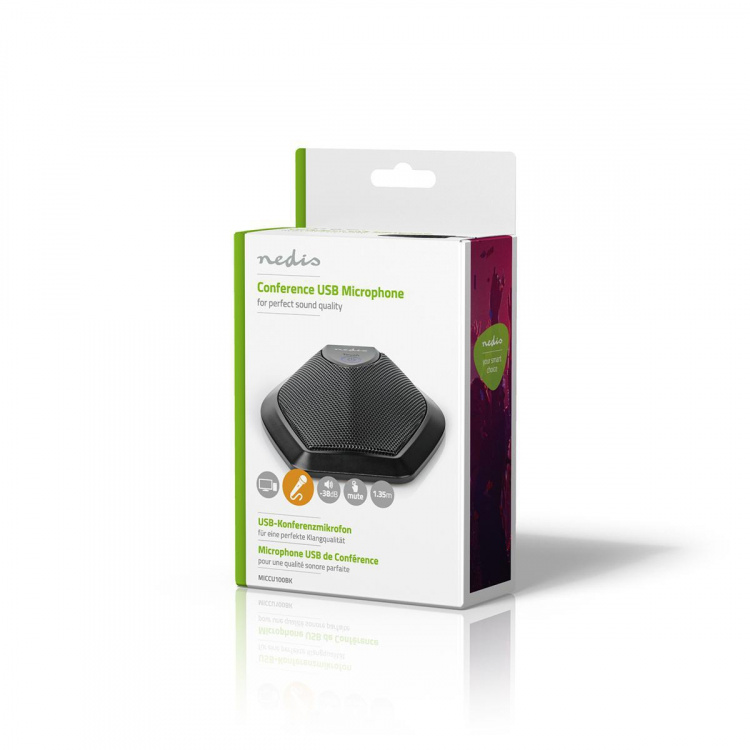 Nedis Microfoon | Gebruikt voor: Desktop / Notebook | Bedraad | 1x USB