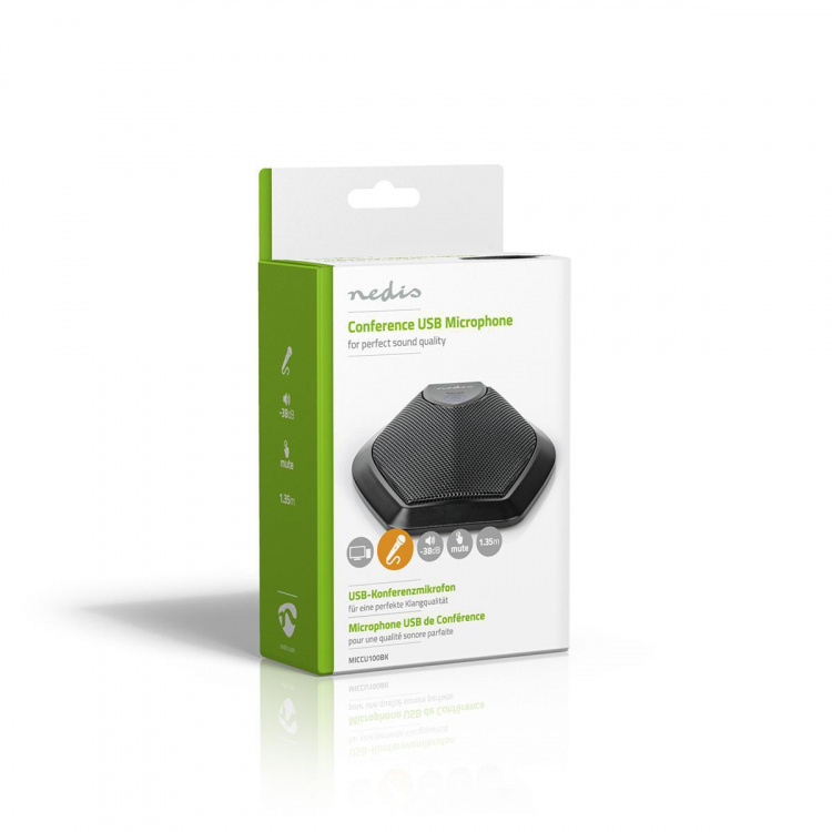Nedis Microfoon | Gebruikt voor: Desktop / Notebook | Bedraad | 1x USB
