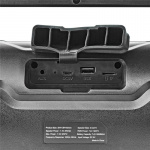 Nedis Bluetooth® Party Boombox | 6 uur | 2.0 | 80 W | Media afspeelmogelijkheden: AUX / Micro-SD / USB | IPX5 | Koppelbaar | Handgreep | Feestverlichting | Zwart Nedis Bluetooth® Party Boombox | 6 uur | 2.0 | 80 W | Media afspeelmogelijkheden: AUX / Micro-SD / USB | IPX5 | Koppelbaar | Handgreep | Feestverlichting | Zwart