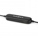Nedis Volledig Draadloze Oordopjes | Bluetooth® | Maximale batterijduur: 3.5 uur | Drukbediening | Charging case | Ingebouwde microfoon | Ondersteuning voor spraakbesturing | Ear Wings | Zwart