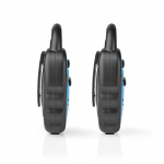 Nedis Walkie talkie Set | 2 Handsets | Tot 3 km | Frequentiekanalen: 3 | PTT | tot 3 uur | Blauw / Zwart Nedis Walkie talkie Set | 2 Handsets | Tot 3 km | Frequentiekanalen: 3 | PTT | tot 3 uur | Blauw / Zwart