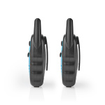 Nedis Walkie talkie Set | 2 Handsets | Tot 3 km | Frequentiekanalen: 3 | PTT | tot 3 uur | Blauw / Zwart Nedis Walkie talkie Set | 2 Handsets | Tot 3 km | Frequentiekanalen: 3 | PTT | tot 3 uur | Blauw / Zwart