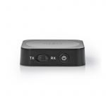 Nedis Bluetooth® Zender / Ontvanger | Input: 1x AUX | Output: 1x AUX | SBC | Maximaal 1 Apparaat | Tot 6 Uur | Automatische uitschakelfunctie | Zwart