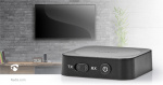Nedis Bluetooth® Zender / Ontvanger | Input: 1x AUX | Output: 1x AUX | SBC | Maximaal 1 Apparaat | Tot 6 Uur | Automatische uitschakelfunctie | Zwart