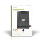 Nedis Documenthouder | Klem | Geschikt voor papierformaat: A4 | Draai- en Kantelbaar / Verstelbare hoek | Zwenkhoek: 360 ° Nedis Documenthouder | Klem | Geschikt voor papierformaat: A4 | Draai- en Kantelbaar / Verstelbare hoek | Zwenkhoek: 360 °