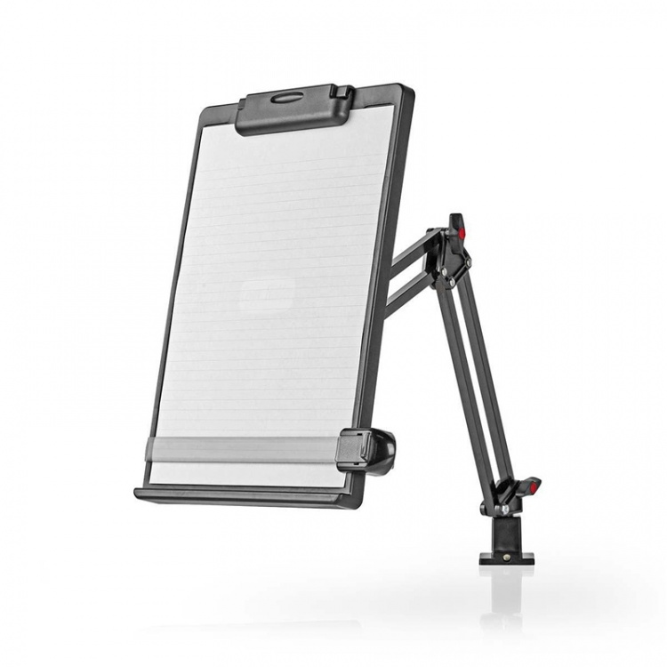 Nedis Documenthouder | Klem | Geschikt voor papierformaat: A4 | Draai- en Kantelbaar / Verstelbare hoek | Zwenkhoek: 360 ° Nedis Documenthouder | Klem | Geschikt voor papierformaat: A4 | Draai- en Kantelbaar / Verstelbare hoek | Zwenkhoek: 360 °