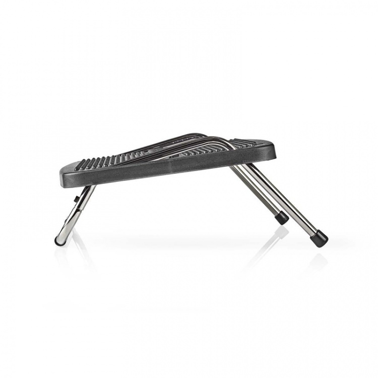 Nedis Voetensteun | Verstelbare hoek | Zwart | Kunststof / Metaal