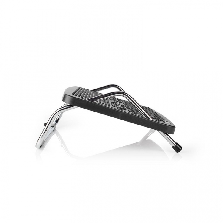 Nedis Voetensteun | Verstelbare hoek | Zwart | Kunststof / Metaal