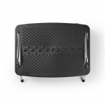 Nedis Voetensteun | Verstelbare hoek | Zwart | Kunststof / Metaal