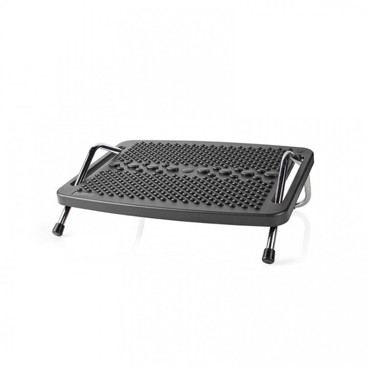 Nedis Voetensteun | Verstelbare hoek | Zwart | Kunststof / Metaal