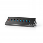 Nedis USB-Hub | USB Micro-B Female | USB-A Female | 8-Poorts poort(en) | QC3.0 / USB 3.2 Gen 1 | Netvoeding / USB Gevoed | 5 Gbps | 8x USB