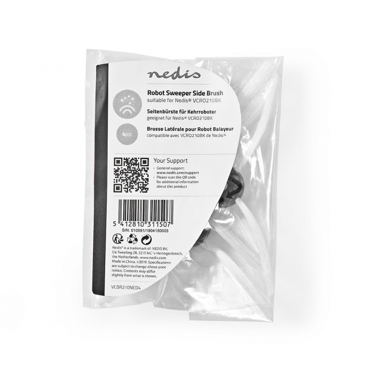Nedis Zijborstel voor Robotveger | Geschikt voor: VCRO210BK | Wit Nedis Zijborstel voor Robotveger | Geschikt voor: VCRO210BK | Wit