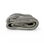 Nedis Elektrische Deken | Bovendeken | 1 Persoon | 180 x 130 cm | 9 Warmte Standen | 9 u | Wasmachinebestendig | Oververhittingsbeveiliging | Digitale bediening | Fleece