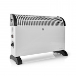 Nedis Convectorkachel | 2000 W | 3 Warmte Standen | Instelbare thermostaat | Omvalpreventie | Geïntegreerde handgrepen | Wit