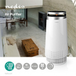 Nedis Luchtreiniger | Geschikt voor ruimtes tot: 20 m² | Clean Air Delivery Rate (CADR): 130 m³/h | Luchtkwaliteitsindicator | Wit Nedis Luchtreiniger | Geschikt voor ruimtes tot: 20 m² | Clean Air Delivery Rate (CADR): 130 m³/h | Luchtkwaliteitsindicator | Wit