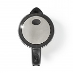 Nedis Waterkoker | 1.7 l | Glas | Transparant | 60,70,80,90,100 °C | Temperatuurindicator | 360 graden draaibaar | Verborgen verwarmingselement | Strix®-controller | Droogkookbeveiliging