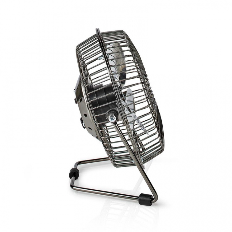 Nedis Tafelventilator | USB Gevoed | Diameter: 150 mm | 3 W | 1 Snelheid | Gun Metal Grijs