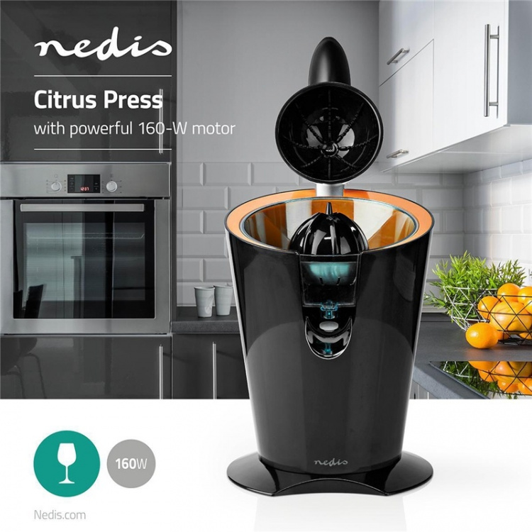 Nedis Citruspers | 160 W | Oranje / Zwart Nedis Citruspers | 160 W | Oranje / Zwart