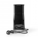 Nedis Koffiezetapparaat | Filter Koffie | 0.4 l | 1 Kopjes | Timer schakelaar | Zilver / Zwart