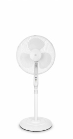 Vloerventilator, 40 cm, laag geluidsniveau, 3 snelheden, ronde voet