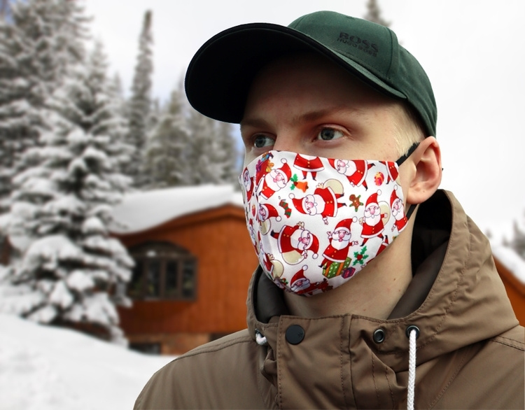 Mondbeschermer met kerstmotief (Sinterklaas)