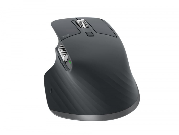 Logitech MX Master 3S - Muis - Draadloos - Bluetooth, 2,4 GHz, Grafiet Logitech MX Master 3S - Muis - Draadloos - Bluetooth, 2,4 GHz, Grafiet