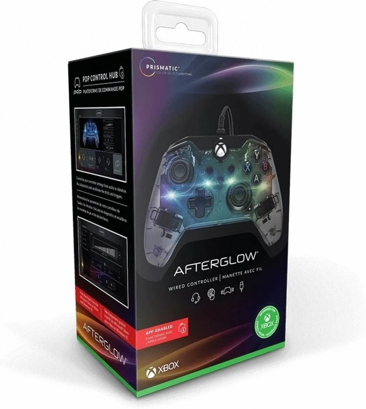 PDP Afterglow Wave Trådad Spelkontroll för Xbox & Windows 10/11, Blå PDP Afterglow Wave Trådad Spelkontroll för Xbox & Windows 10/11, Blå