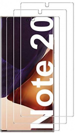 3-pack InvisibleShield Ultra Vision Guard-schermbeschermer voor Samsung Note 20