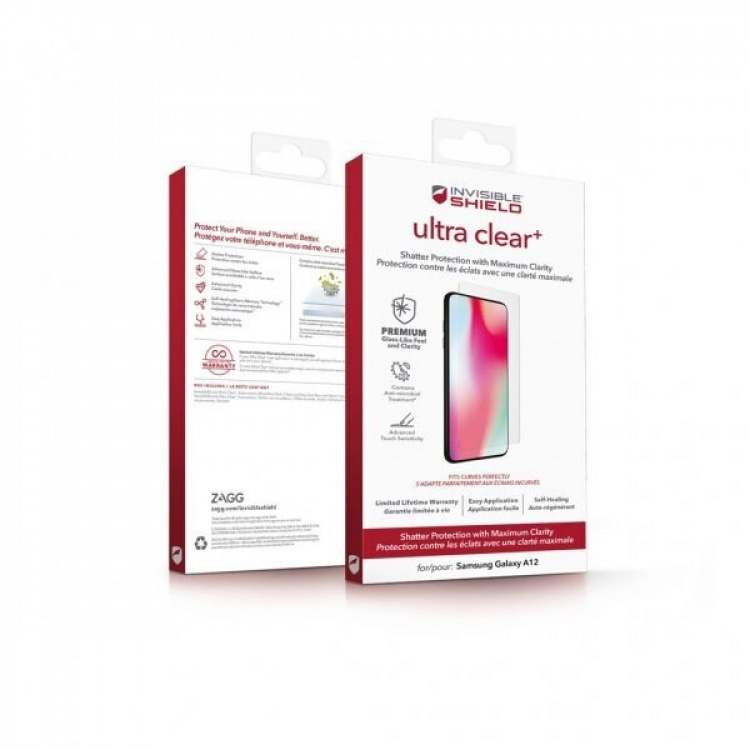 ZAGG InvisibleShield Ultra Clear+ Samsung Galaxy A12 Scherm