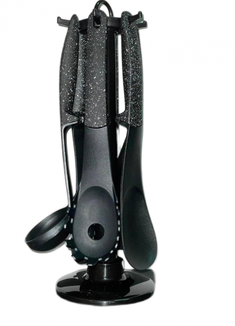 Keukengerei set 7-delig, draaibaar, om te koken Keukengerei set 7-delig, draaibaar, om te koken