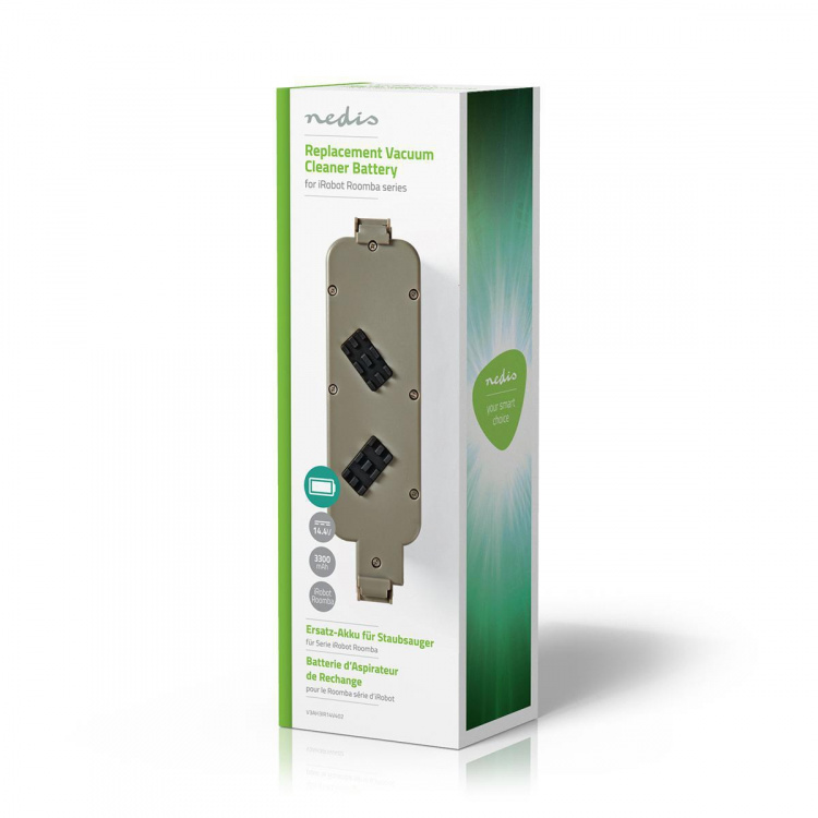 Nedis Stofzuigeraccu | Geschikt voor: iRobot iTouchless AV / iRobot M-288 / iRobot M-488 / iRobot Roomba 440 | Ni-MH | 14.4 V DC | 3300 mAh | 47.52 Wh