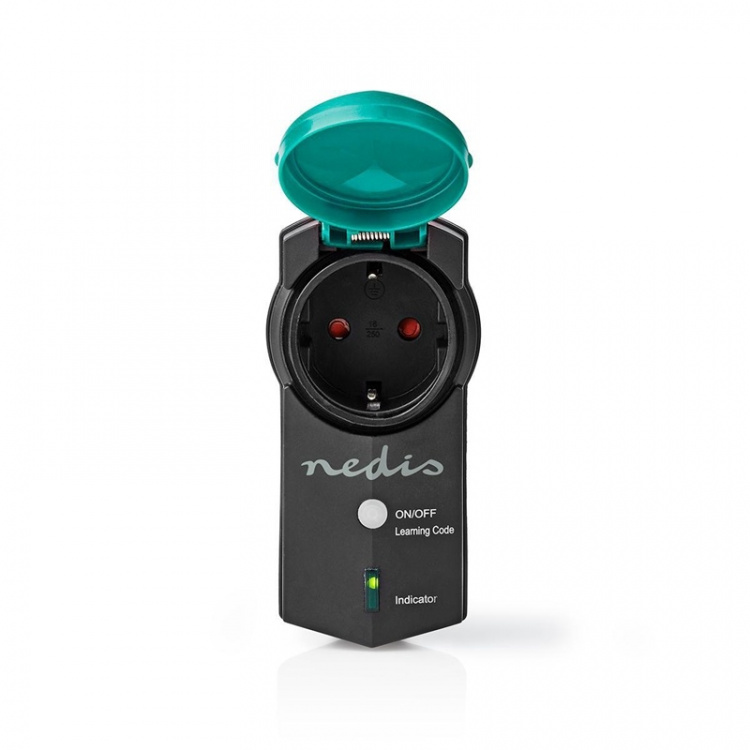 Nedis RF-stekker | Mesh / RF, frequentie 433 MHz | IP44 | 3680 W | Randaarde stekker / Type F (CEE 7/7) | -20 - 50 °C | Groen / Zwart Nedis RF-stekker | Mesh / RF, frequentie 433 MHz | IP44 | 3680 W | Randaarde stekker / Type F (CEE 7/7) | -20 - 50 °C | Groen / Zwart
